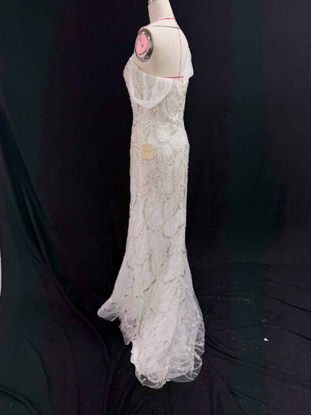 New with tag Style G2505 - Selena Judy Bridal Sequin Mermaid Wedding Dress - Picture 8 of 9